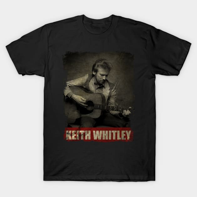 TEXTURE ART-Keith Whitley - RETRO STYLE 1 T-Shirt by ZiziVintage